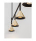 Conico Bar Pendant Ceiling Light Oxide Gold Black LED GU10 4x10W-6