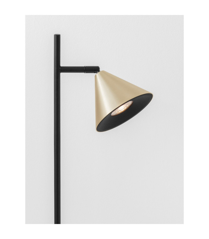 Conico Desk Task Lamp Oxide Gold Black LED GU10 1x10W-2