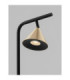 Conico Task Floor Lamp Oxide Gold Black LED GU10 1x10W-5