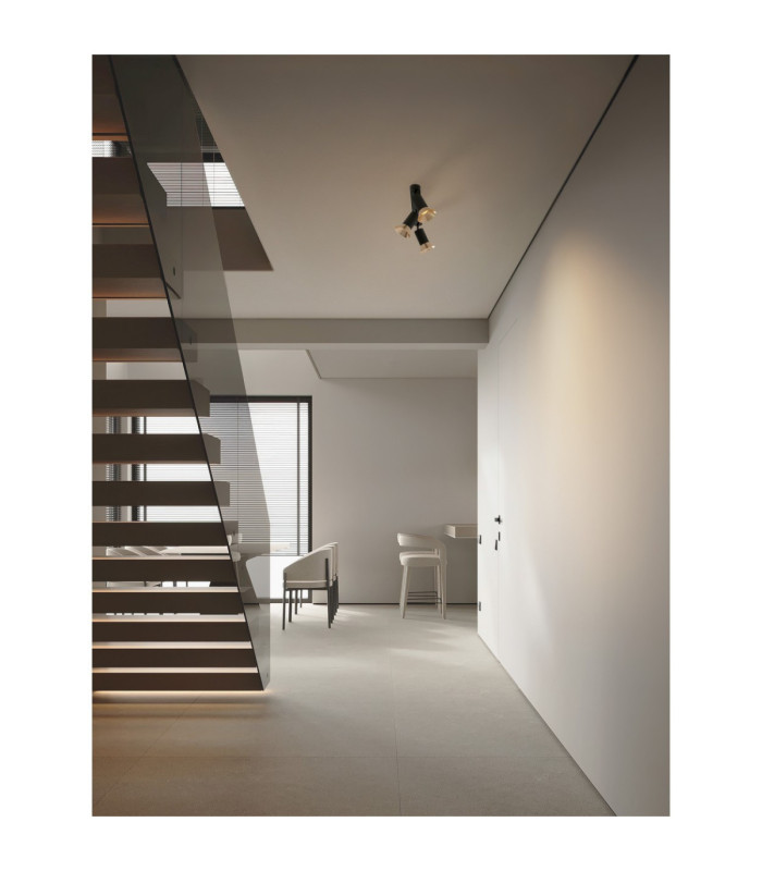 Luvia Ceiling Spotlight Bar Oxide Gold Black LED GU10 3x10W-2