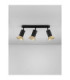 Luvia Ceiling Spotlight Bar Oxide Gold Black LED GU10 3x10W-3