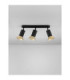 Luvia Ceiling Spotlight Bar Oxide Gold Black LED GU10 3x10W-4