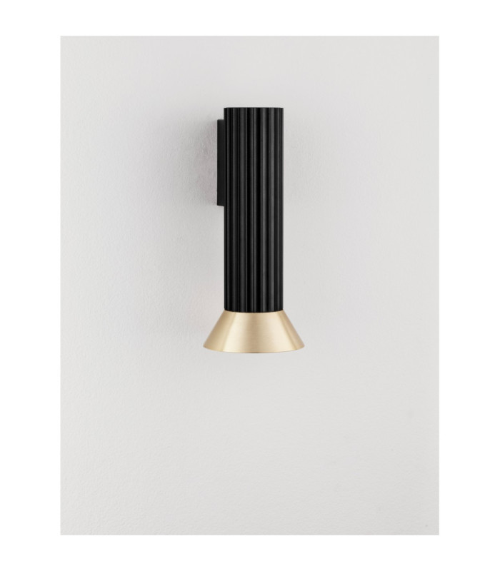 Luvia Wall Lamp Oxide Gold Black LED GU10 1x10W-3