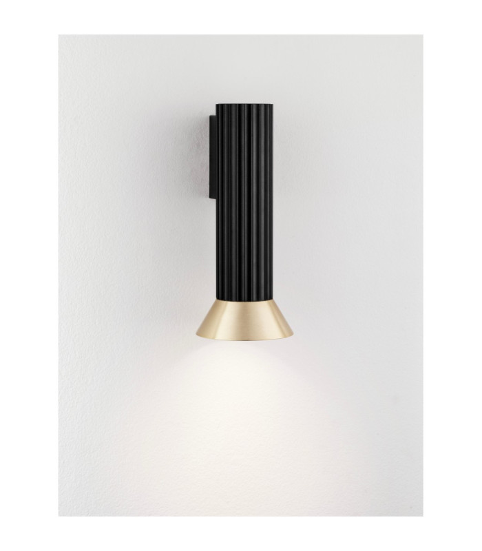 Luvia Wall Lamp Oxide Gold Black LED GU10 1x10W-4
