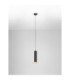 Luvia Slim Pendant Ceiling Light Oxide Gold Black LED GU10 1x10W-3