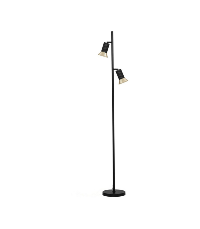 Luvia Multi Arm Floor Lamp Oxide Gold Black LED GU10 2x10W-1