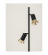 Luvia Multi Arm Floor Lamp Oxide Gold Black LED GU10 2x10W-5