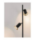 Luvia Multi Arm Floor Lamp Oxide Gold Black LED GU10 2x10W-6