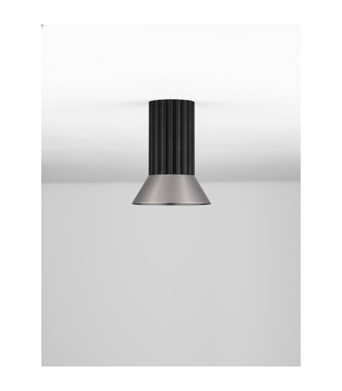 Luvia Surface Mounted Downlight Oxide Bronze Black LED GU10 1x10W-3