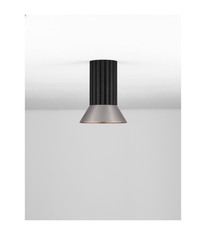 Luvia Surface Mounted Downlight Oxide Bronze Black LED GU10 1x10W-4