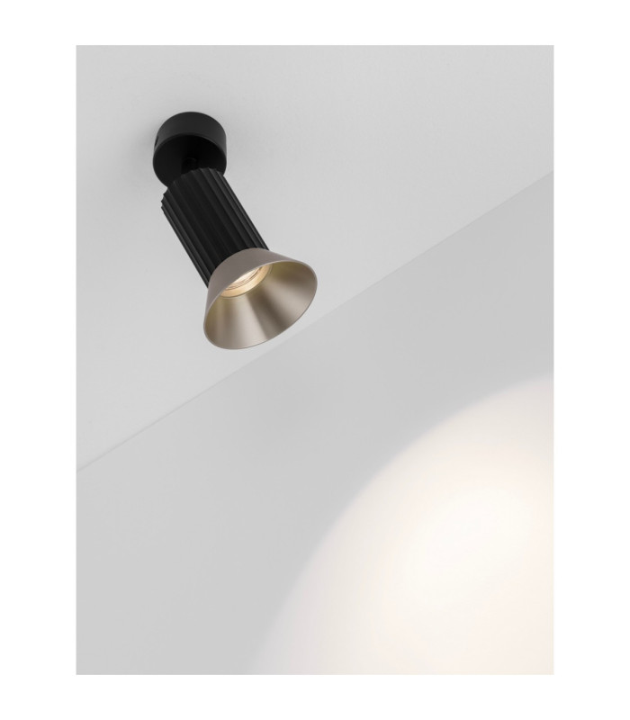 Luvia Adjustable Surface Mounted Downlight Oxide Bronze Black LED GU10 1x10W-7