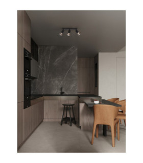 Luvia Ceiling Spotlight Bar Oxide Bronze Black LED GU10 3x10W-2