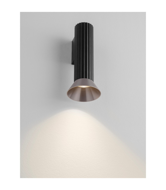 Luvia Wall Lamp Oxide Bronze Black LED GU10 1x10W-5