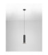 Luvia Slim Pendant Ceiling Light Oxide Bronze Black LED GU10 1x10W-3
