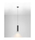 Luvia Slim Pendant Ceiling Light Oxide Bronze Black LED GU10 1x10W-4