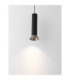 Luvia Slim Pendant Ceiling Light Oxide Bronze Black LED GU10 1x10W-6