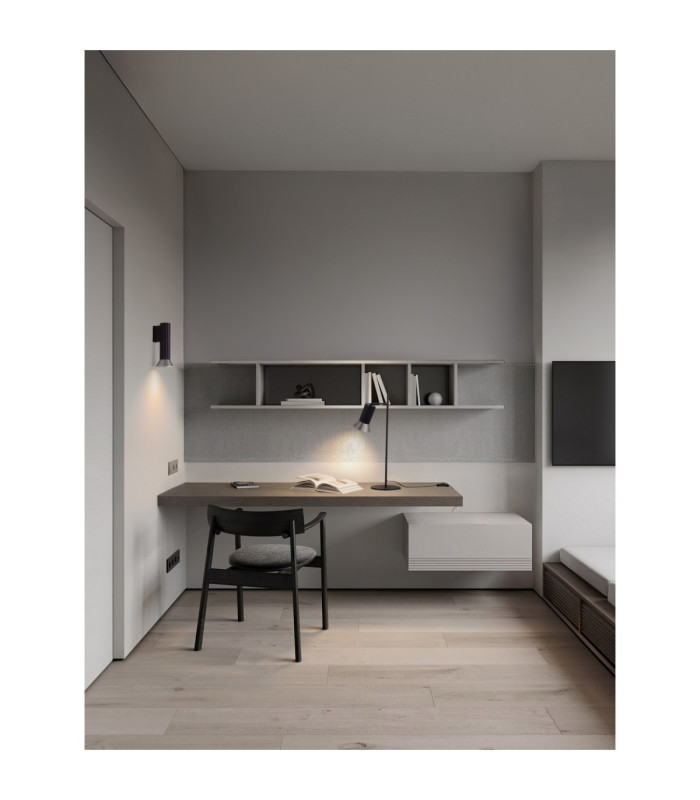 Luvia Desk Task Lamp Oxide Bronze Black LED GU10 1x10W-2