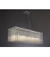 Ceiling Pendant Rectangular 10 Light Polished Chrome, Clear Glass - 2