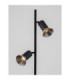 Luvia Multi Arm Floor Lamp Oxide Bronze Black LED GU10 2x10W-6