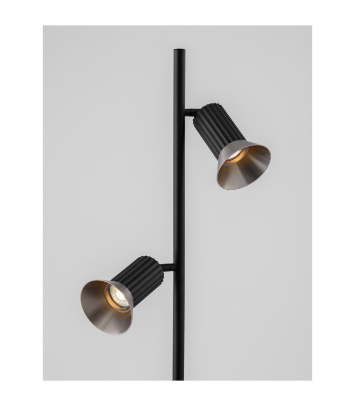 Luvia Multi Arm Floor Lamp Oxide Bronze Black LED GU10 2x10W-6
