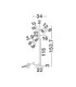 Luvia Multi Arm Floor Lamp Oxide Bronze Black LED GU10 2x10W-7