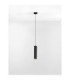 Nessi Slim Pendant Ceiling Light Sandy Black Gold LED GU10 1x10W-3