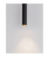 Nessi Slim Pendant Ceiling Light Sandy Black Gold LED GU10 1x10W-7