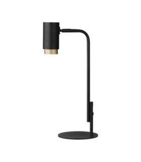 Nessi Desk Task Lamp Sandy Black Gold LED GU10 1x10W-1