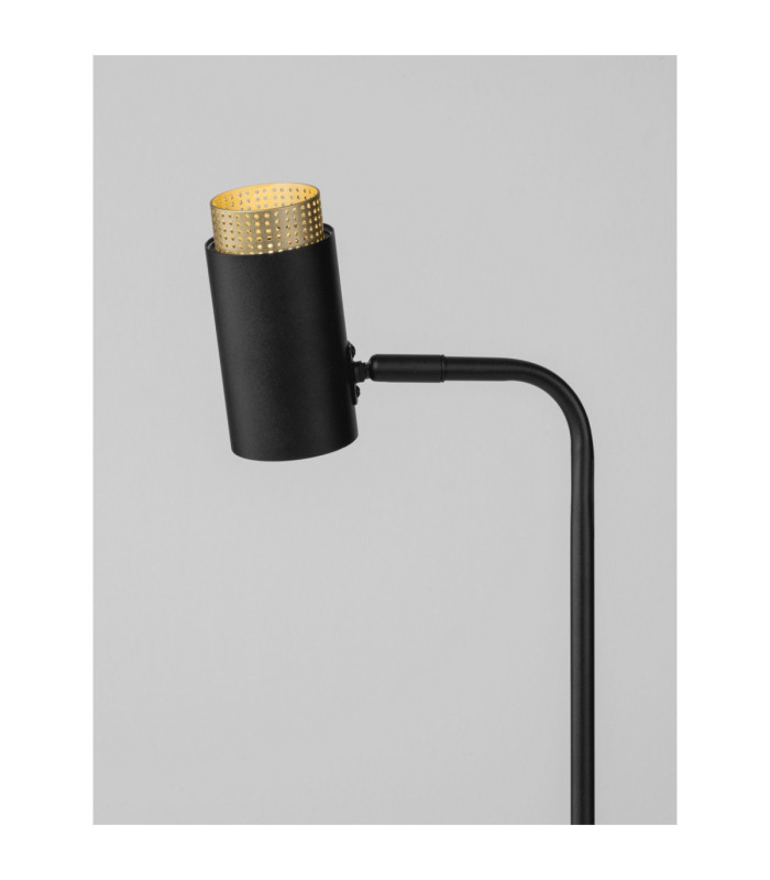 Nessi Desk Task Lamp Sandy Black Gold LED GU10 1x10W-5