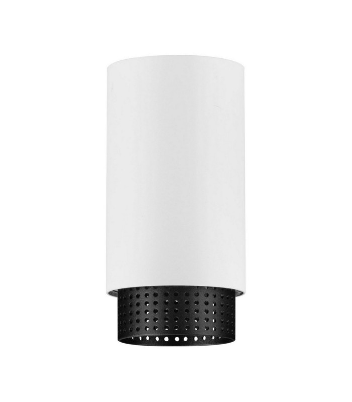 Nessi Surface Mounted Downlight Sandy White Black LED GU10 1x10W-1