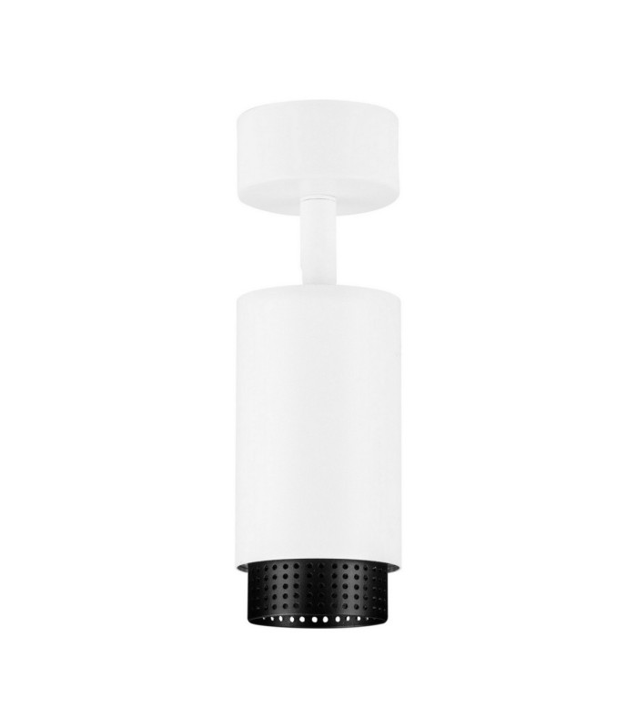 Nessi Adjustable Surface Mounted Downlight Sandy White Black LED GU10 1x10W-1