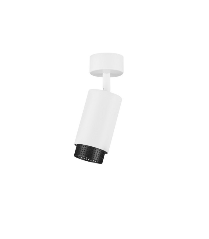Nessi Adjustable Surface Mounted Downlight Sandy White Black LED GU10 1x10W-3