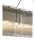 Ceiling Pendant Rectangular 10 Light Polished Chrome, Clear Glass - 9