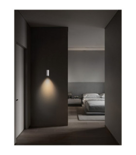 Nessi Wall Lamp Sandy White Black LED GU10 1x10W-2