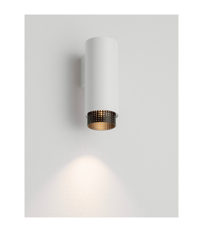 Nessi Wall Lamp Sandy White Black LED GU10 1x10W-5