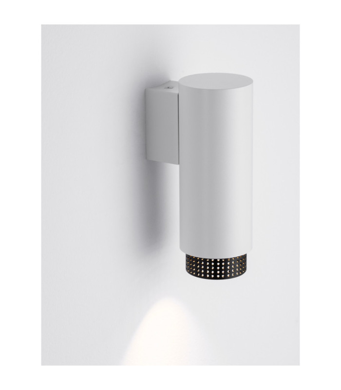 Nessi Wall Lamp Sandy White Black LED GU10 1x10W-6