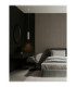 Nessi Slim Pendant Ceiling Light Sandy White Black LED GU10 1x10W-2