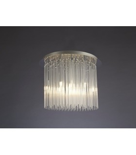 Ceiling Round 10 Light G9 Polished Chrome, Clear Glass - 2