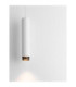 Nessi Slim Pendant Ceiling Light Sandy White Black LED GU10 1x10W-6