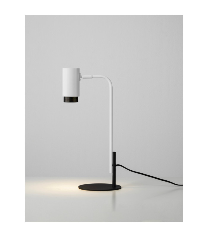 Nessi Desk Task Lamp Sandy White Black LED GU10 1x10W-4