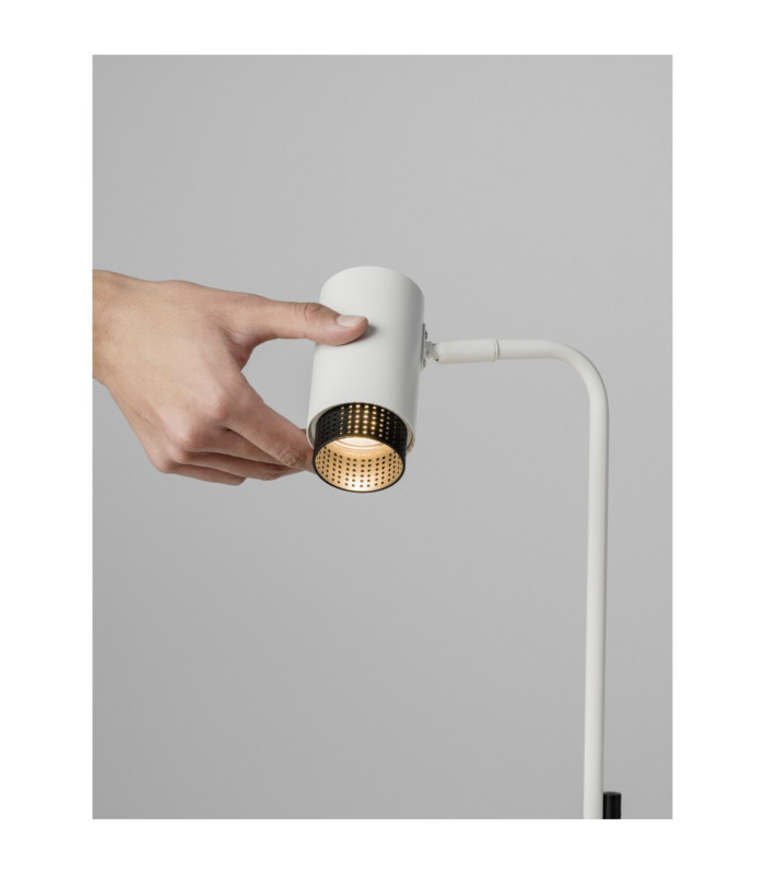 Nessi Desk Task Lamp Sandy White Black LED GU10 1x10W-5