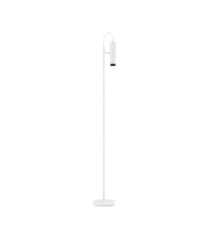 Nessi Task Floor Lamp Sandy White Black LED GU10 1x10W-1