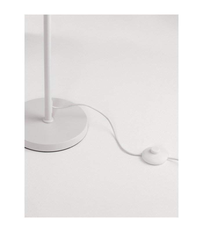 Nessi Task Floor Lamp Sandy White Black LED GU10 1x10W-7
