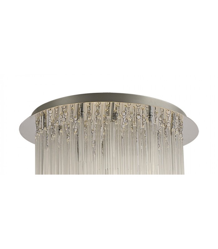 Ceiling Round 10 Light G9 Polished Chrome, Clear Glass - 5