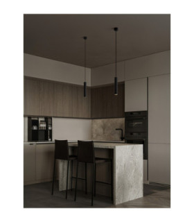 Mor Slim Pendant Ceiling Light Sandy Black LED MR11/GU10 1x10W-2