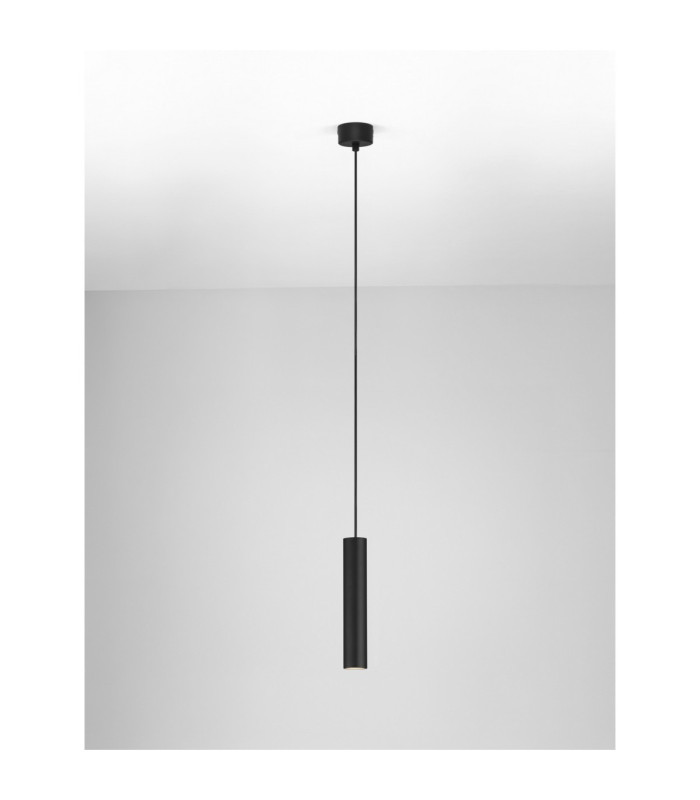 Mor Slim Pendant Ceiling Light Sandy Black LED MR11/GU10 1x10W-4