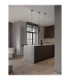 Comet Slim Pendant Ceiling Light Sandy Black LED MR11/GU10 1x10W-2