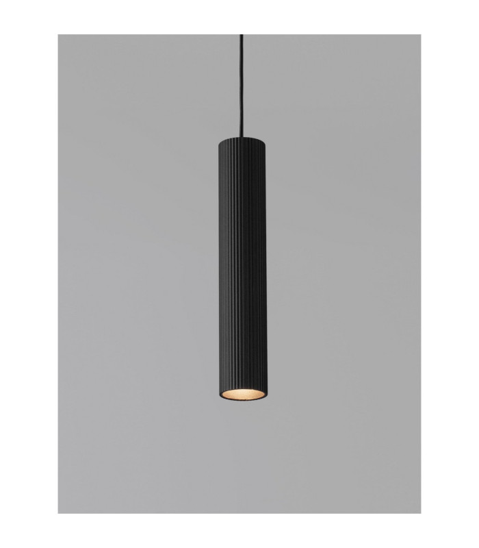 Comet Slim Pendant Ceiling Light Sandy Black LED MR11/GU10 1x10W-5