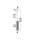 Comet Slim Pendant Ceiling Light Sandy Black LED MR11/GU10 1x10W-7