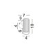 Comet Wall Lamp Sandy White LED MR11/GU10 1x10W-8